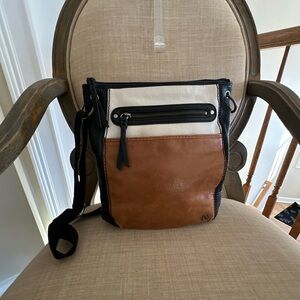 The Sak Multicolor Patterned Bag and make up bag